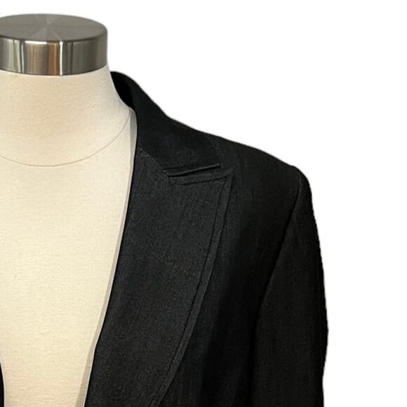 NINE WEST Black Blazer SZ 10 - Picture 2 of 11